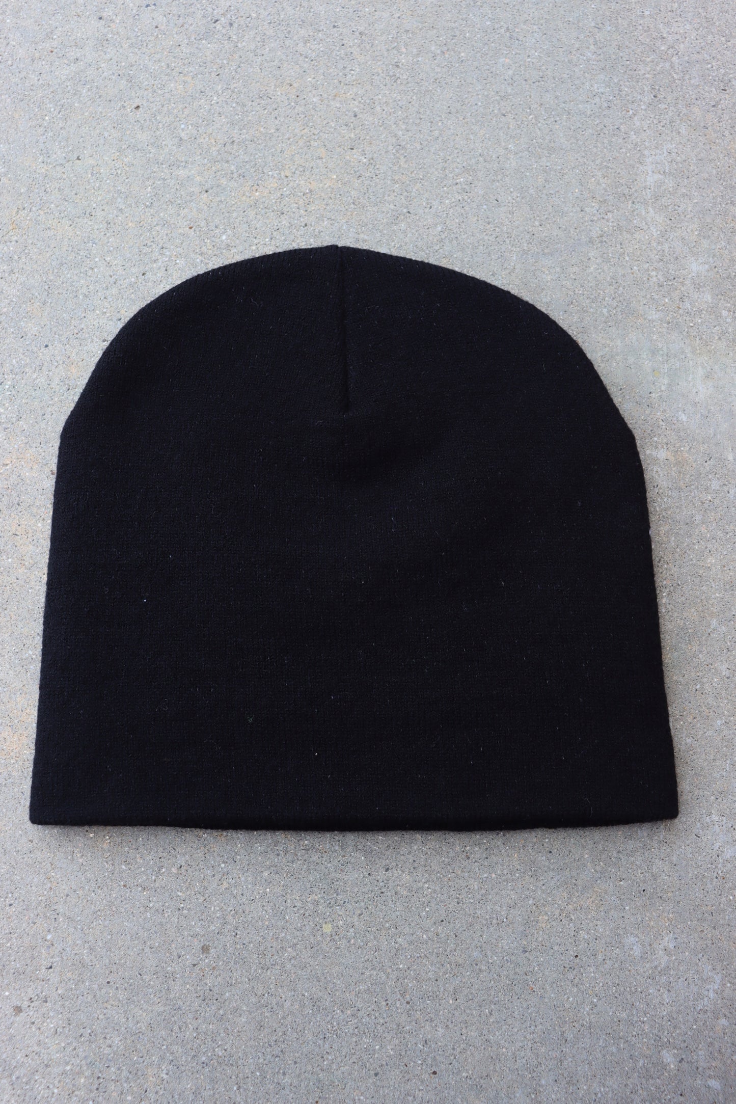 Black Three Cross Beanie